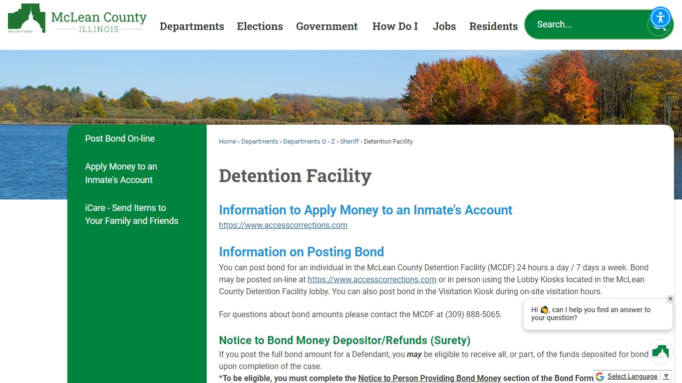 Detention Facility | McLean County, IL - Official Website